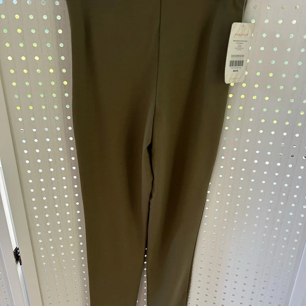 Fabletics Ponte Skinny Zip-Split High Rise Pants - Picture 1 of 7